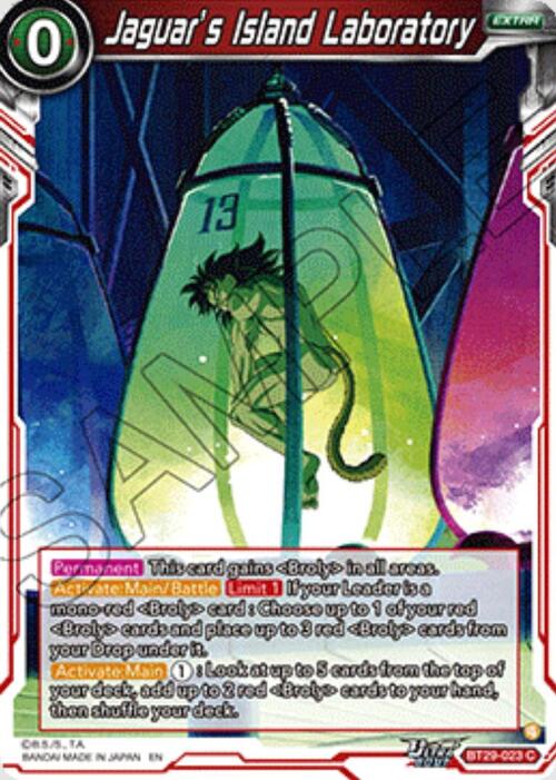 Jaguar’s Island Laboratory Card Front