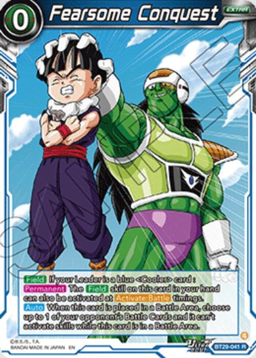 Fearsome Conquest Card Front