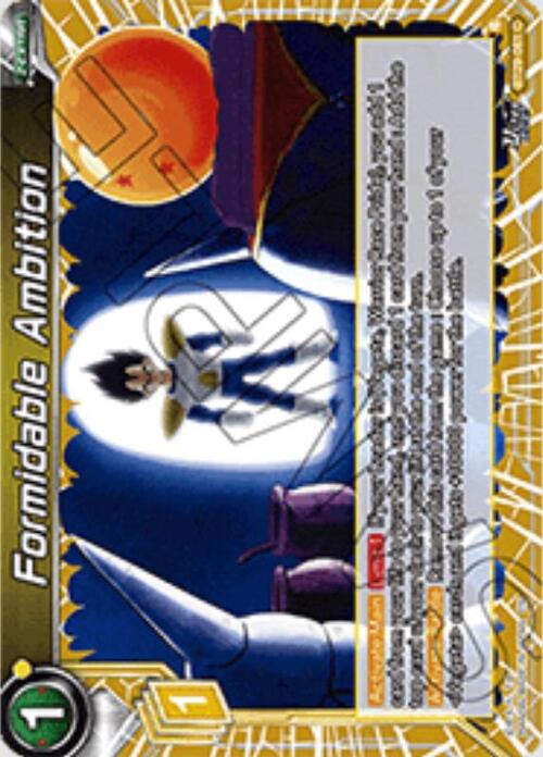 Formidable Ambition Frente
