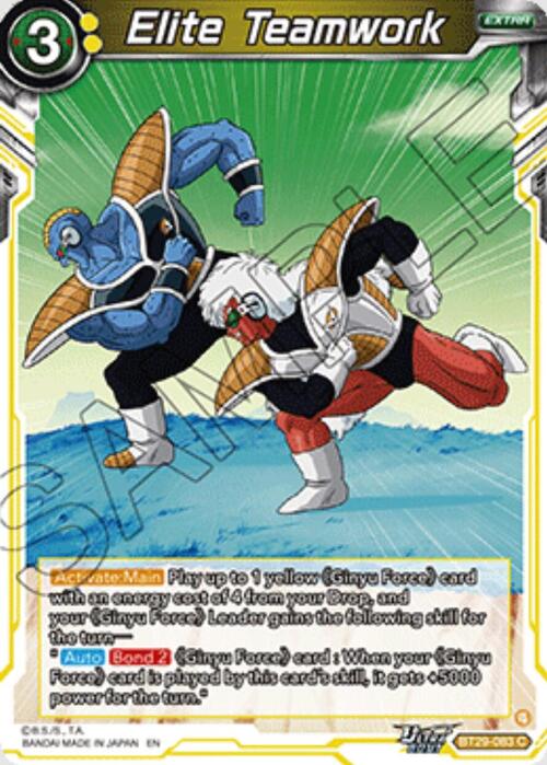 Elite Teamwork Card Front