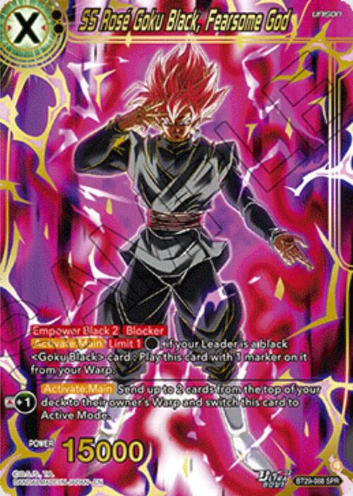 SS Rosé Goku Black, Fearsome God Frente