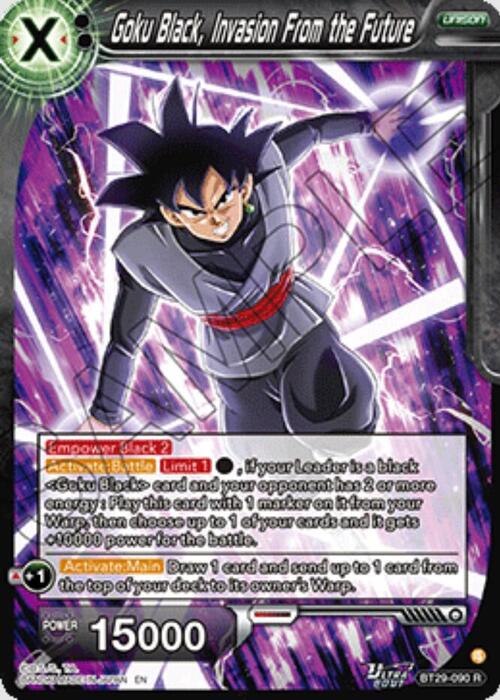 Goku Black, Invasion From the Future Frente