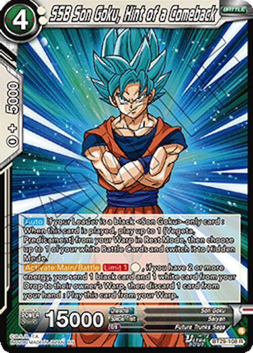 SSB Son Goku, Hint of a Comeback Frente