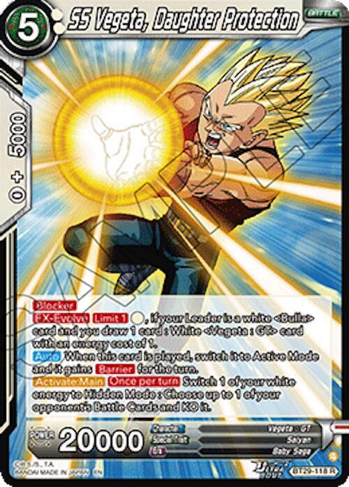 SS Vegeta, Daughter Protection Frente