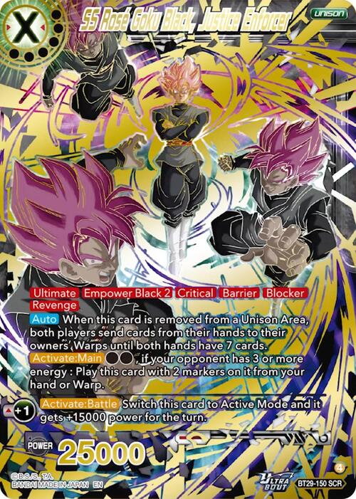 SS Rose Goku Black, Justice Enforcer Frente
