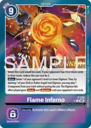 Flame Inferno · Official Store Tournament 2026 Vol.1 | Winner Stamp | Foil P-219