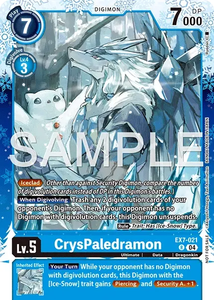 CrysPaledramon Card Front