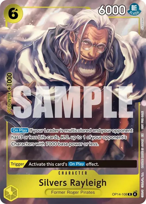 Silvers Rayleigh Card Front