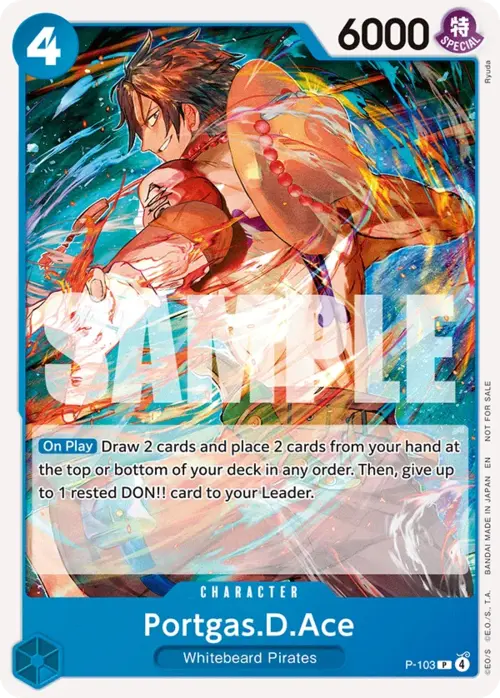 Portgas.D.Ace Card Front