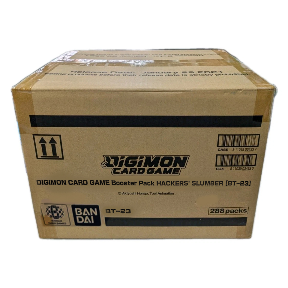 hackers' slumber booster box Digimon competitive players Digimon Card Game Booster Box