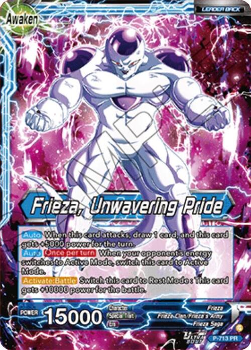 Frieza // Frieza, Unwavering Pride Card Front