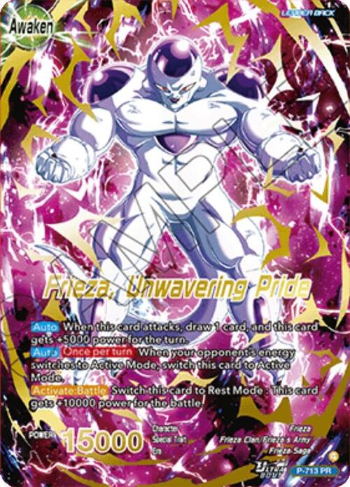 Frieza // Frieza, Unwavering Pride Card Front