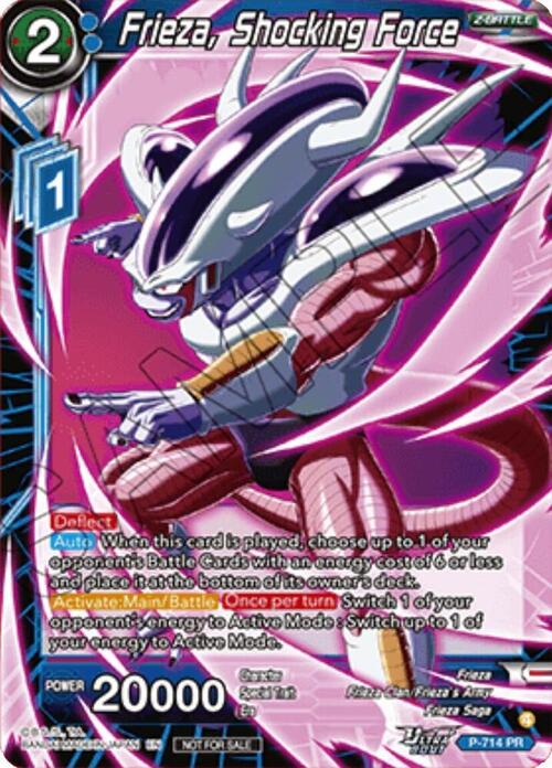 Frieza, Shocking Force Card Front