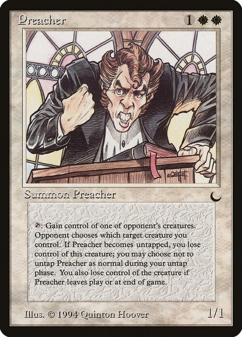 Preacher Card Front