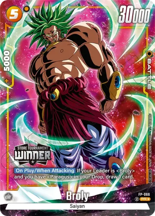 Broly Card Front
