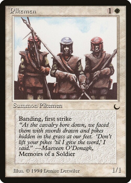 Pikemen Card Front