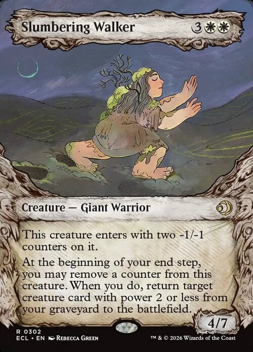 Slumbering Walker Card Front