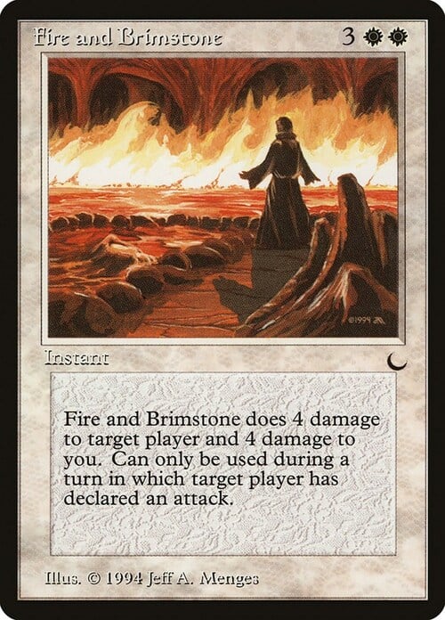 Fire and Brimstone Frente