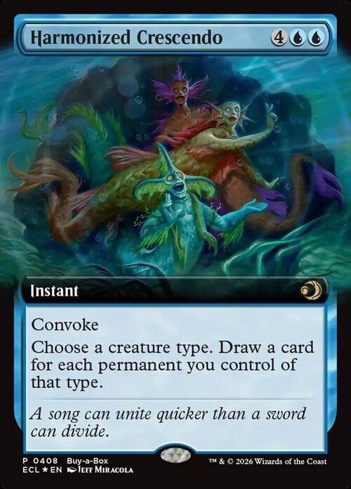 Harmonized Crescendo Card Front