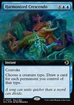 Harmonized Crescendo Card Front