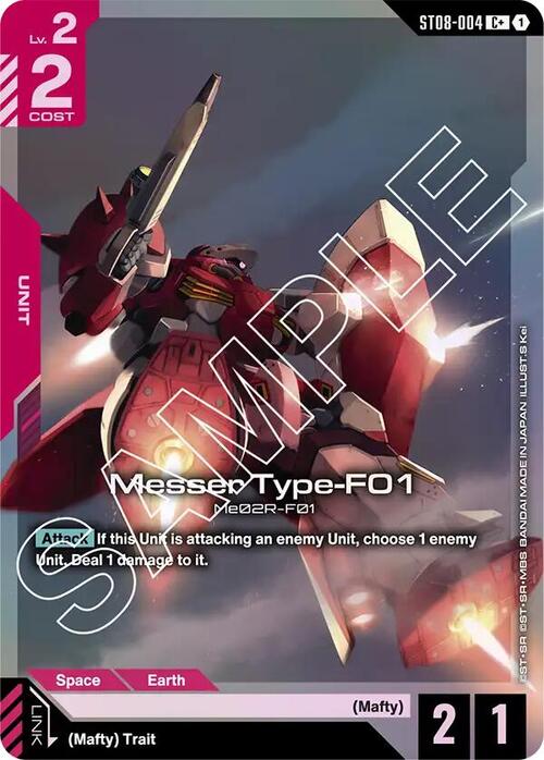 Messer Type-F01 Frente