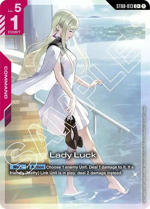Lady Luck Card Front