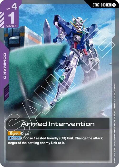 Armed Intervention Card Front