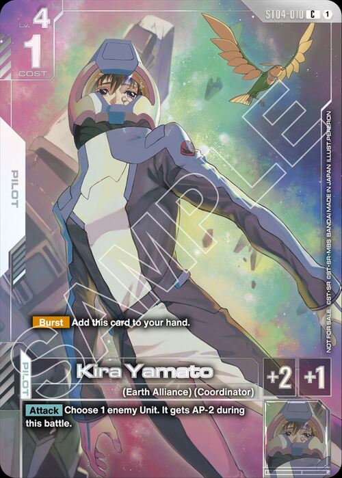 Kira Yamato Card Front