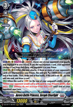 Aurora Battle Princess, Seraph Clearlight [D-Format] Card Front