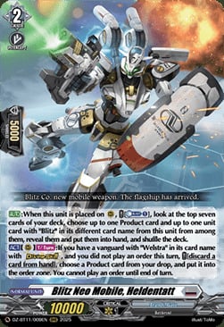 Blitz Neo Mobile, Heldentatt [D-Format] Card Front