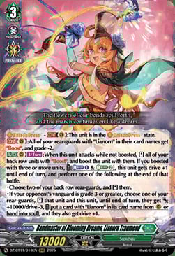 Bandmaster of Blooming Dreams, Lianorn Traumend [D-Format] Card Front