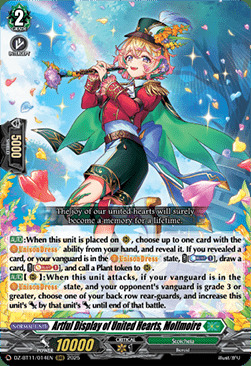 Artful Display of United Hearts, Mollmoire [D-Format] Card Front