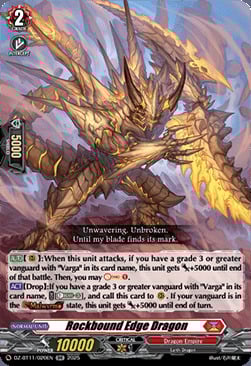 Rockbound Edge Dragon [D-Format] Card Front