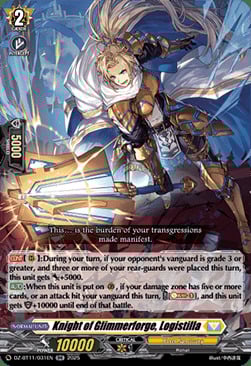 Knight of Glimmerforge, Logistilla [D-Format] Card Front
