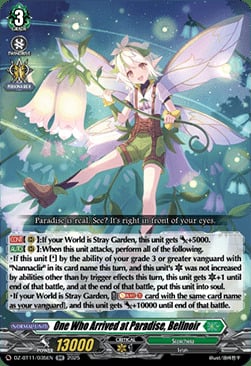One Who Arrived at Paradise, Bellnoir [D-Format] Card Front