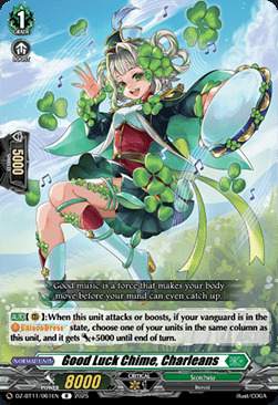 Good Luck Chime, Charleans [D-Format] Card Front