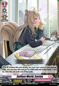 Solitary World, Ezorina [D-Format] Card Front