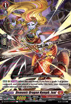 Demonic Dragon Nymph, Joai [D-Format] Card Front