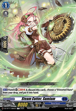Steam Cutter, Samium [D-Format] Card Front