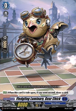 Fledgling Luminary, Gear Chick [D-Format] Card Front
