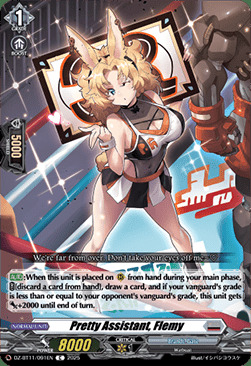 Pretty Assistant, Flemy [D-Format] Card Front