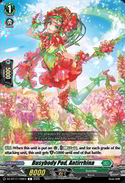 Busybody Pod, Antirrhina [D-Format] Card Front