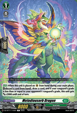 Melodiousorb Dragon [D-Format] Card Front