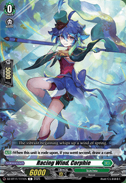 Racing Wind, Corphie [D-Format] Card Front