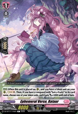 Ephemeral Verse, Ratuur [D-Format] Card Front