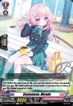 Sunnynoon, Mirade [D-Format] Card Front