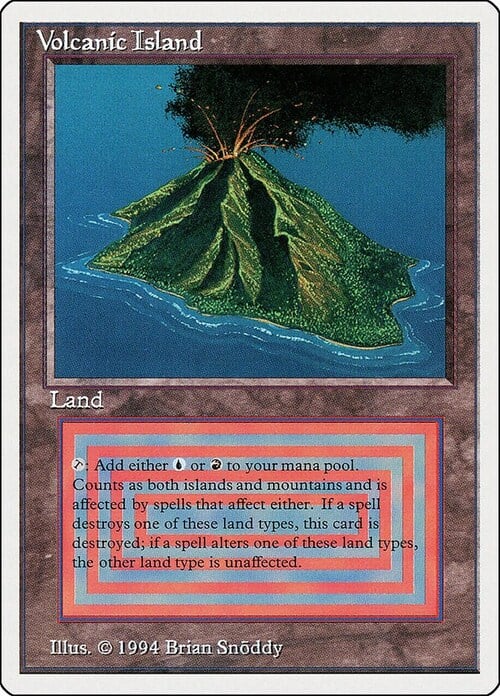 Volcanic Island Frente