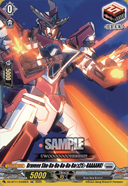 Braveee Shu-Ba-Ba-Ba-Ba-Ba(x25)-BAAAANG! [D-Format] Card Front