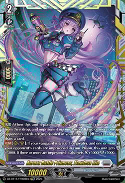 Aurora Battle Princess, Flawless Lila [D-Format] Card Front