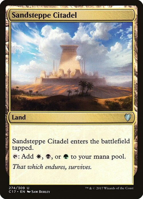 Sandsteppe Citadel Card Front
